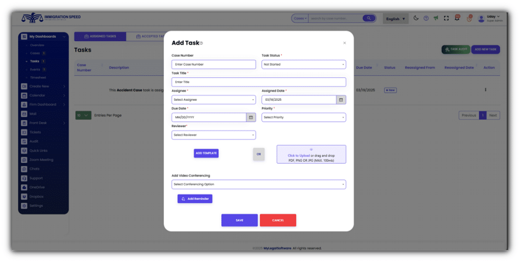 Add New Task - Help Site